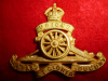 S2 - Royal Canadian Artillery Officer's Gilt Cap Badge, Scully Maker  
